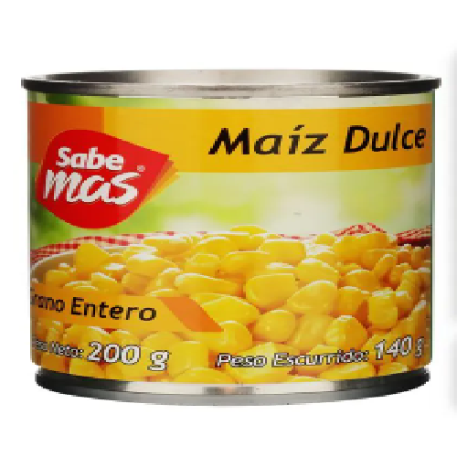 Maíz Dulce Sabemas Grano Entero - 200g